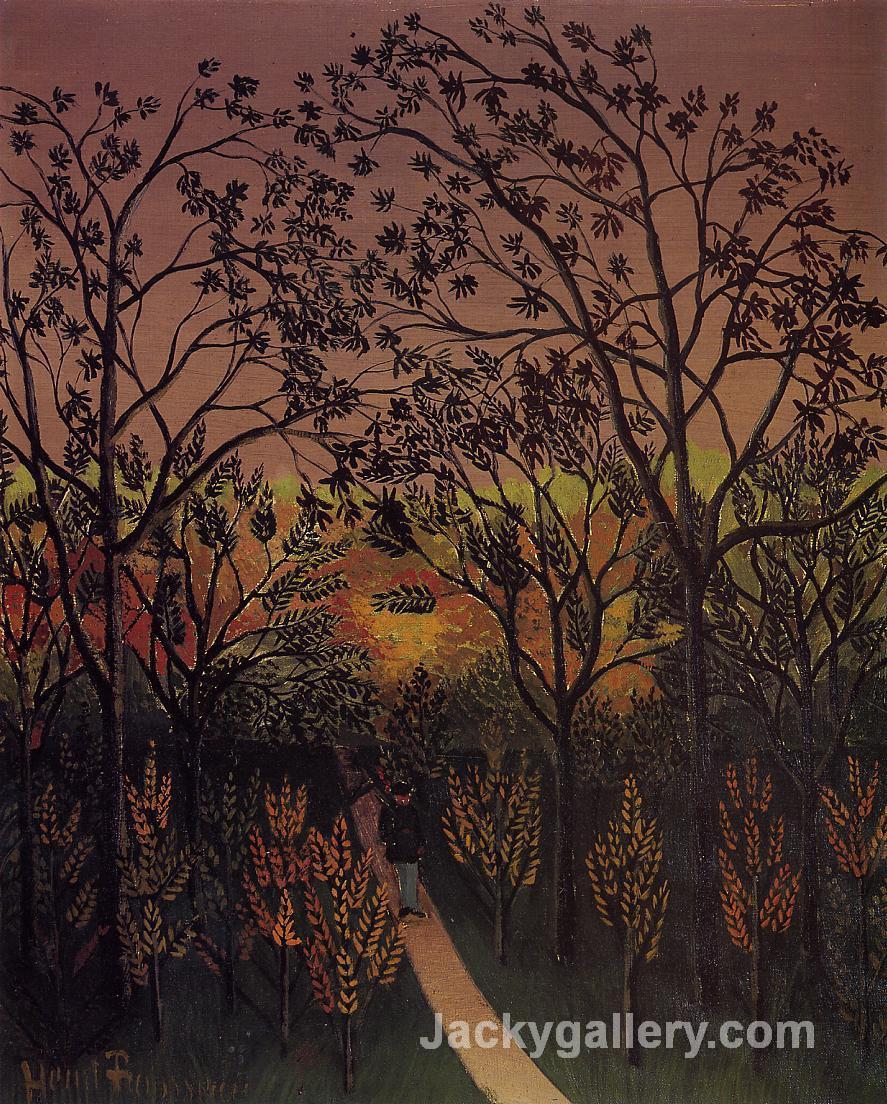 A Corner of the Plateau of Bellevue by Henri Rousseau paintings reproduction